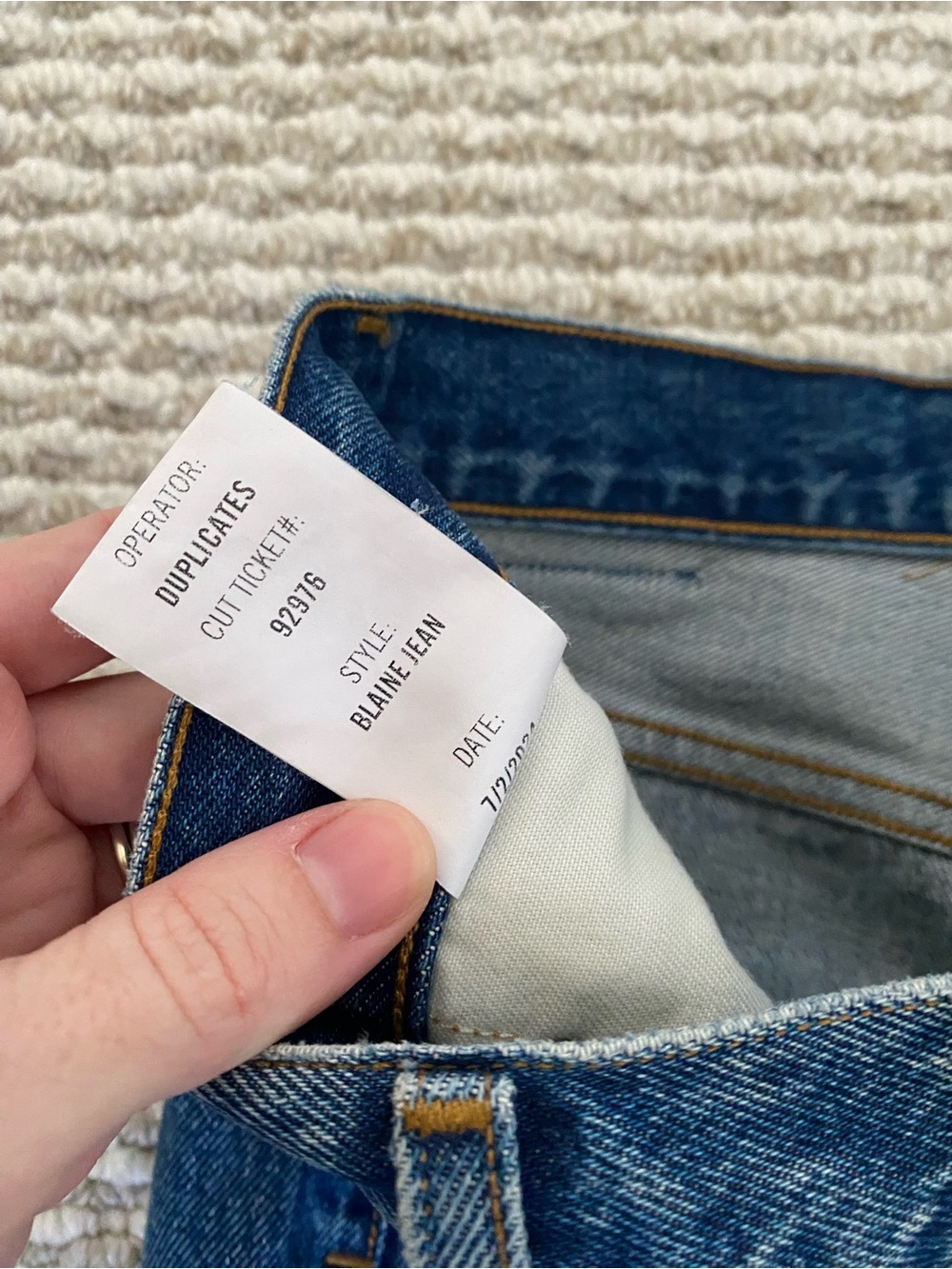 Citizens of Humanity Blaine High Rise Straight Leg Jeans - Picture 6 of 9